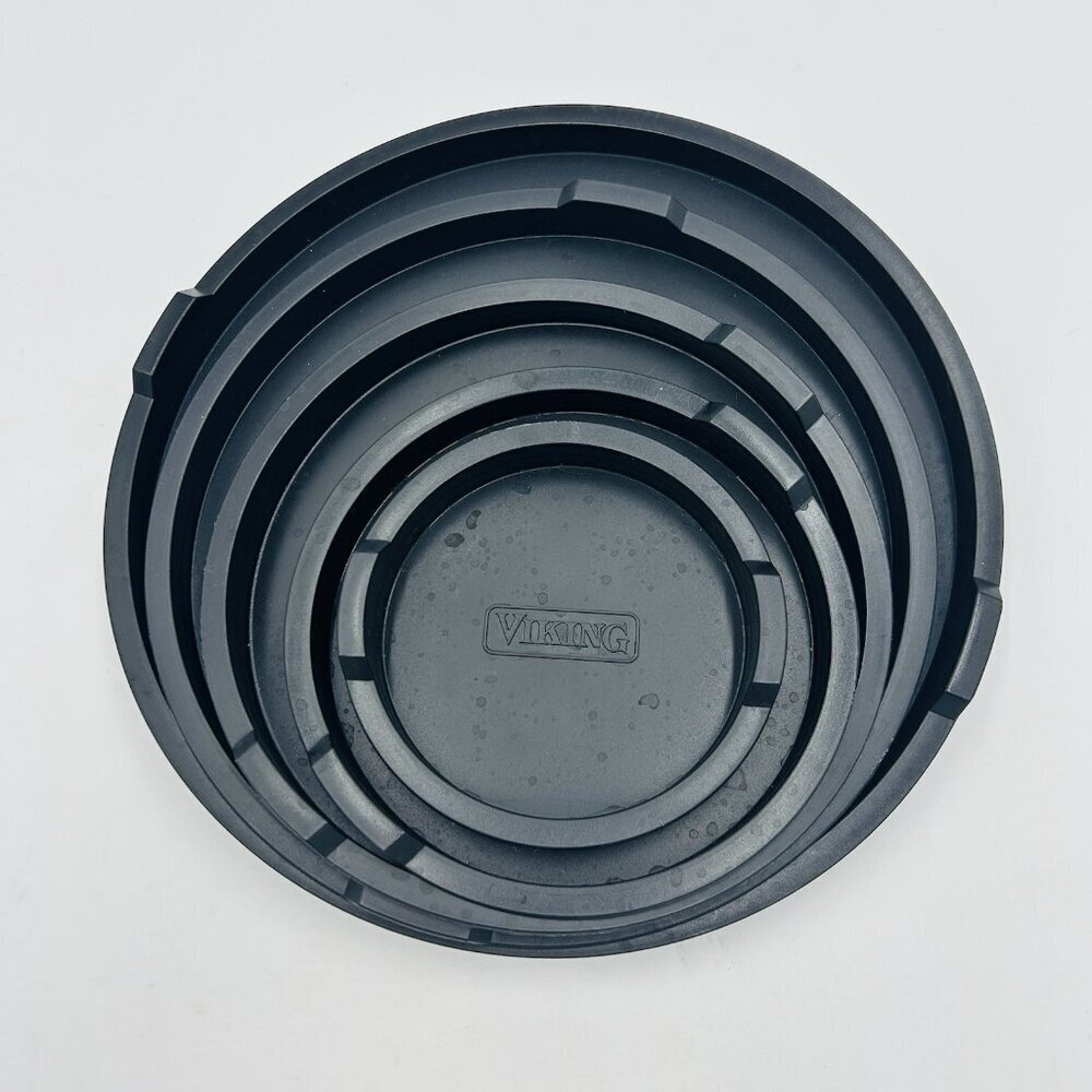 Viking Range Silicone Plastic Burner Covers Black Set of 5